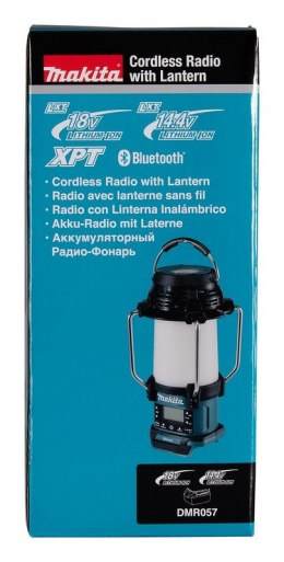 ODBIORNIK RADIOWY Z LAMPĄ I LATARKĄ 18V FM BLUETOOTH USB