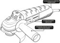 SZLIFIERKA KĄTOWA 900W TARCZA 125*22.2MM