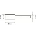 ŚCIERNICA TRZPIENIOWA EKR 46 N V4 16*32*6