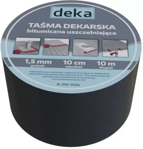 TAŚMA USZCZELNIAJĄCA DEKARSKA ALUBUTYL 10CM*10MB ALUMINIOWY