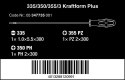 ZESTAW WKRĘTAKÓW KRAFTFORM Z TRZPIENIEM 300 MM, 3 CZĘŚĆ