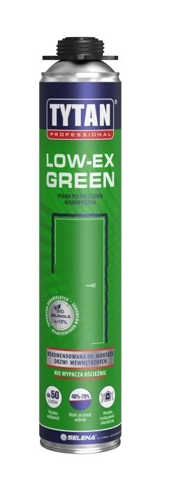 PIANKA PISTOLETOWA NISKOPRĘŻNA LOW-EX GREEN 750ML