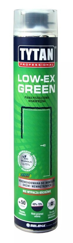 PIANKA PISTOLETOWA NISKOPRĘŻNA LOW-EX GREEN 750ML