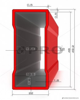 POZIOMICA MALOWANA WSKAŹNIK POZIOMU I PIONU 30CM