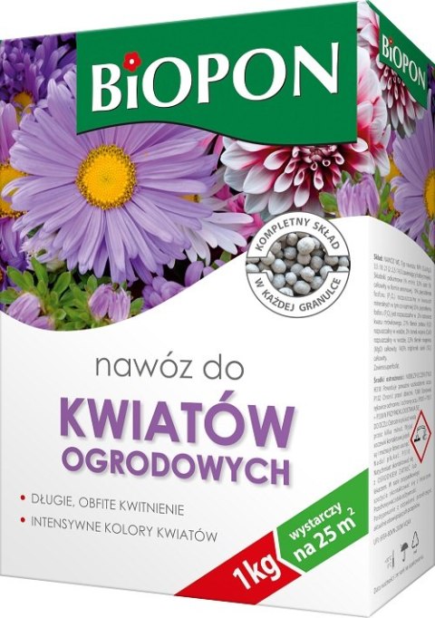 NAWÓZ - DO KWIATÓW OGRODOWYCH GRANULAT 1KG