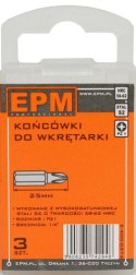 GROT, BIT, KOŃCÓWKA DO WKRĘTARKI 25MM 3SZT. PZ1