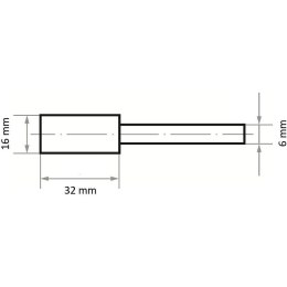 ŚCIERNICA TRZPIENIOWA EKWBR 46 O/P V7 16*32*6