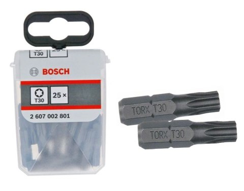 BIT, GROT, KOŃCÓWKA T30 25MM EXH 25PCS BIT, GROT, KOŃCÓWKA T30 25MM EXH 25PCS
