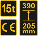 PODNOŚNIK HYDRAULICZNY SŁUPKOWY 15T