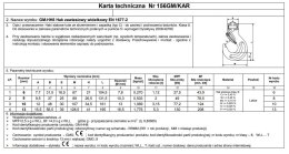 HAK ZAWIESIOWY WIDEŁKOWY Z ZABEZPIECZENIEM G8 6MM WLL1.12T