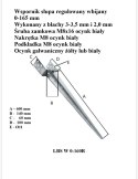 PODSTAWA SŁUPA WBIJANA REGULOWANA 0-165*700 MM