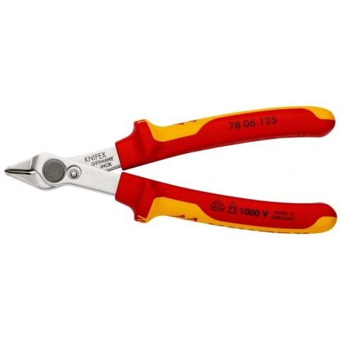 SZCZYPCE TNĄCE SUPER KNIPS 125MM IZOLOWANE SZCZYPCE TNĄCE SUPER KNIPS 125MM IZOLOWANE