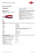 KOMPAKTOWE SZCZYPCE TNĄCE BOCZNE X-CUT 160MM