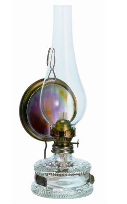 LAMPA NAFTOWA Z LUSTREM 8' 20/32 CM