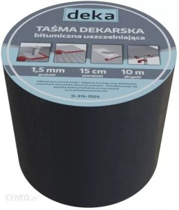 TAŚMA USZCZELNIAJĄCA DEKARSKA ALUBUTYL 15CM*10MB BRĄZOWY