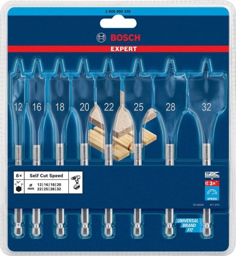 WIERTŁA ŁOPATKOWE SELFCUT EXPERT 8 EL